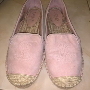 Ralph Lauren Suede Espadrille Flats